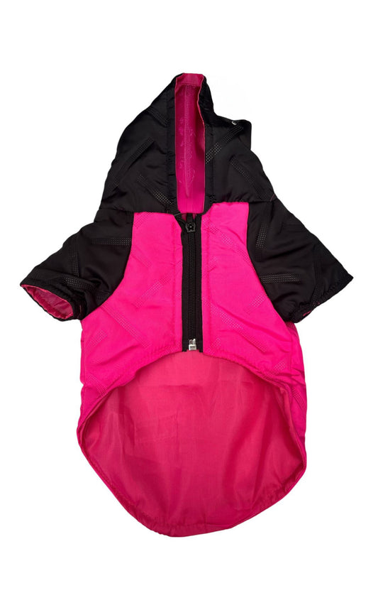 Chamarra Bicolor Pink Black