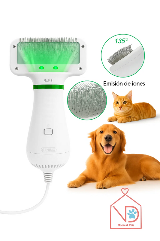 Cepillo Secador para Mascotas